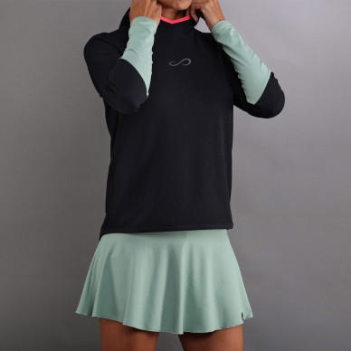 Sweatshirt Endless Breath Line black green