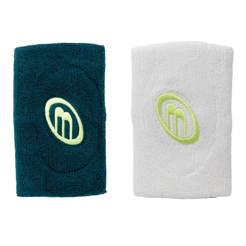 Wristbands Bullpadel BPMU252I white dark green