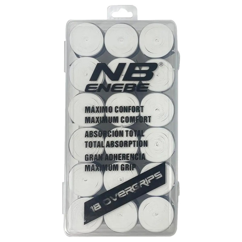 Overgrips Enebe Smooth x 18 White