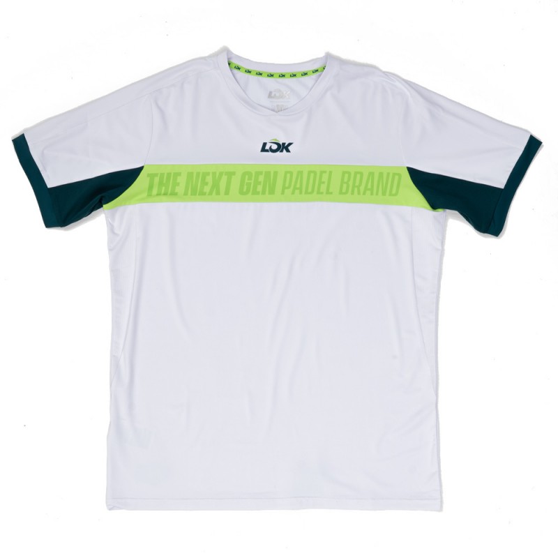 T-shirt Lok Tau white green