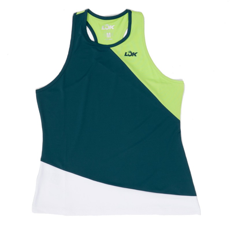T-shirt Lok Gross green white