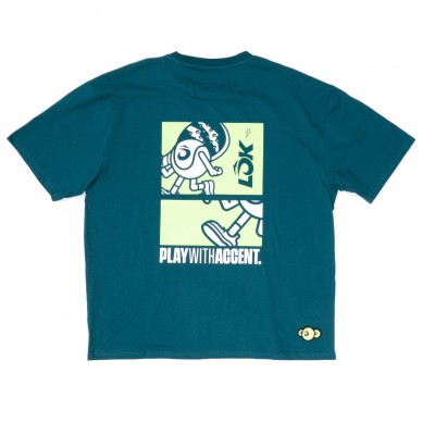 T-shirt Lok Ullu Oversized green