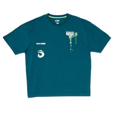 T-shirt Lok Ullu Oversized green
