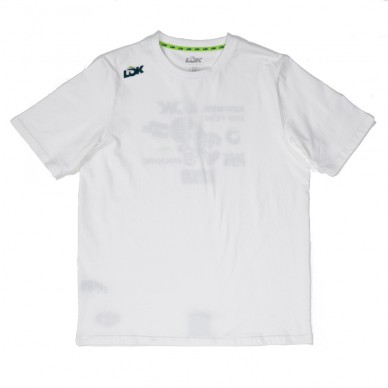 T-shirt Lok Monch blanca