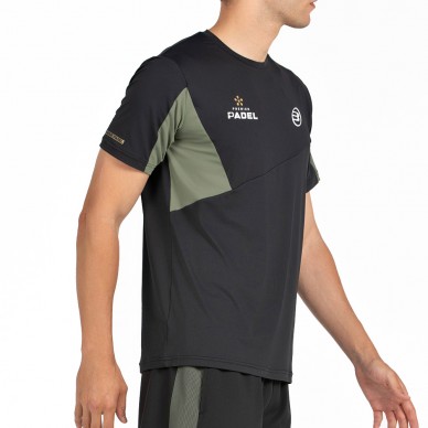 T-shirt Bullpadel Pocate black