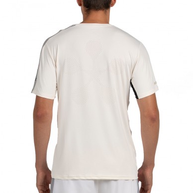 T-shirt Bullpadel Pocate in off-white