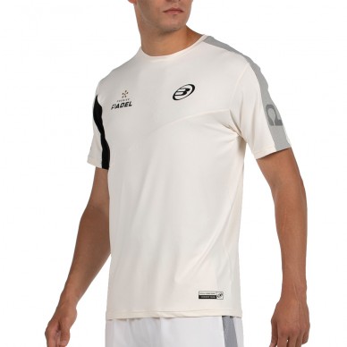 T-shirt Bullpadel Pocate in off-white