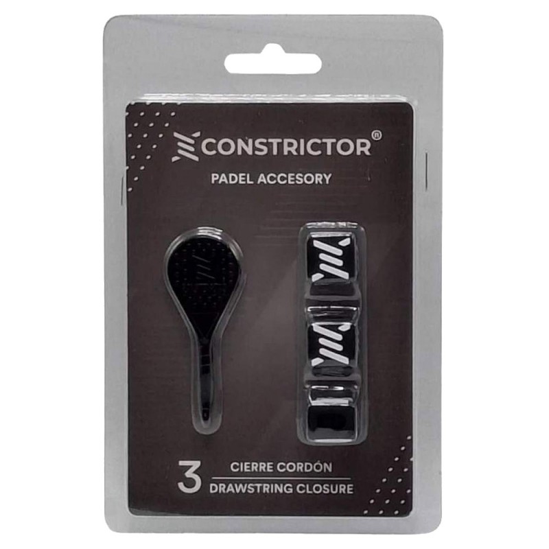 Cord Lock Constrictor Black x 3