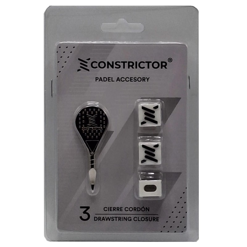 Cord Lock Constrictor white x 3