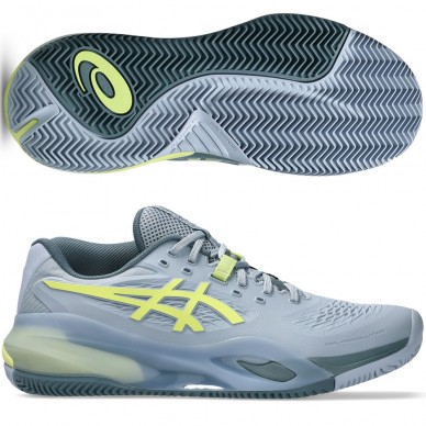 Asics Gel Resolution X Clay grey blue pistachio 2026 padel shoes