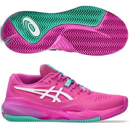 Asics Gel Resolution X Clay fuchsia 2026 | Maximum stability and