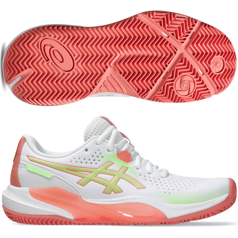 Asics Gel Challenger 15 Padel white guava 2026 Padel Shoes