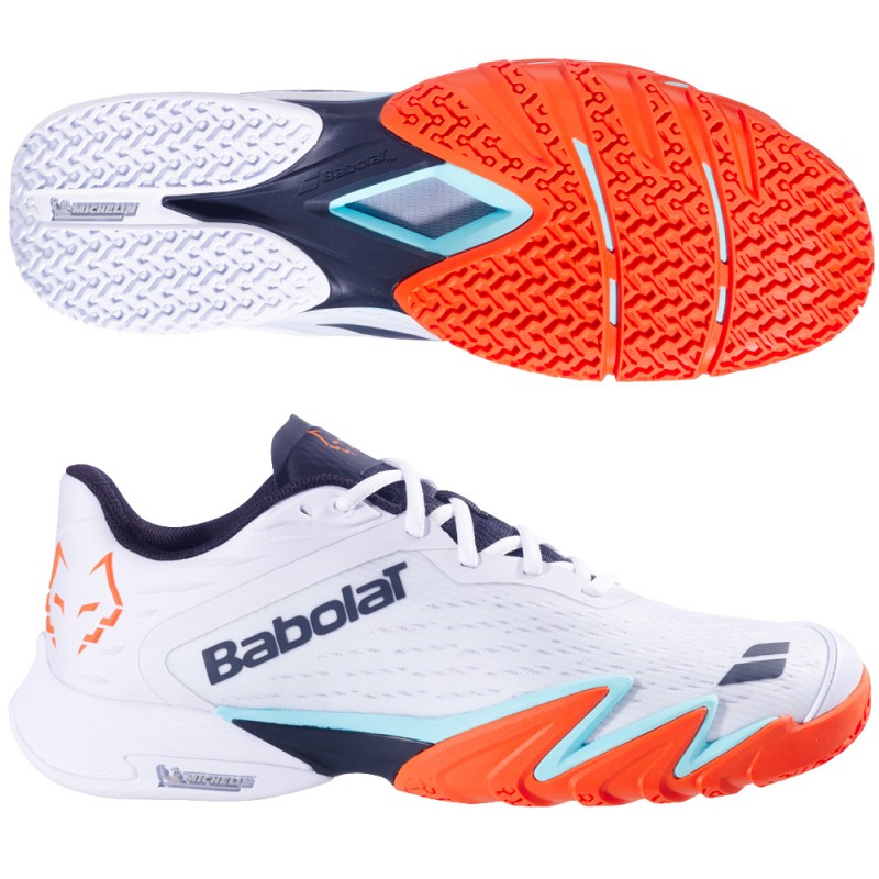 Babolat Jet Premura 3 Juan Lebrón white and orange 2026 | Agility