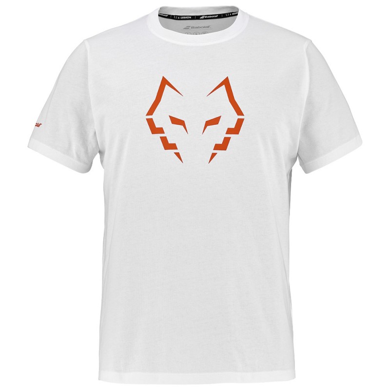 T-shirt Babolat Cotton Tee Lebrón White