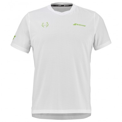 T-shirt Babolat Crew Neck Lebron white