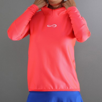 Sweatshirt Endless Breath Line ruby