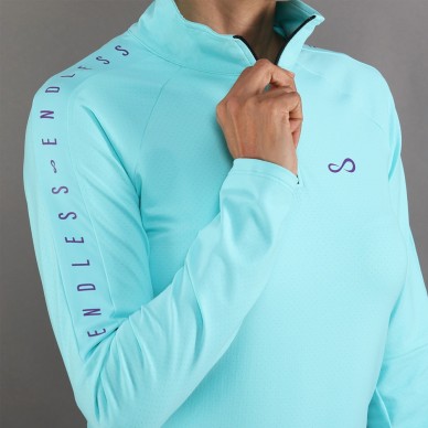 Sweatshirt Endless Kirsch II Aqua Blue