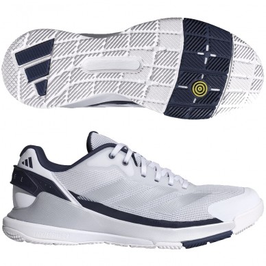 Adidas Crazyquick LS white dark blue 2026 Padel Shoes