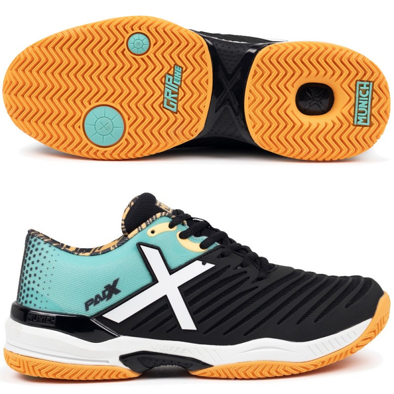 Munich PADX 61 Padel green black 2026 Padel shoes