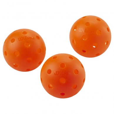 Bottle balls Wilson Pickleball TRU 32 Indoor 3 Pack orange