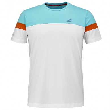 T-shirt Babolat Crew Neck TEE white
