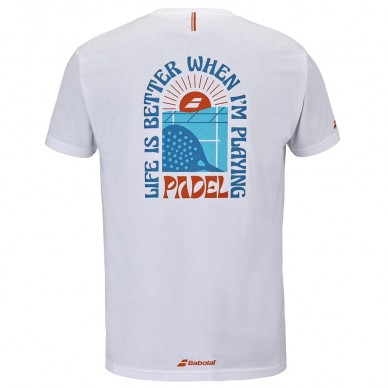T-shirt Babolat Perf Cotton Tee white