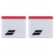 Wristbands Babolat Logo white red