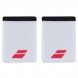 Wristbands Babolat Logo Jumbo White Red