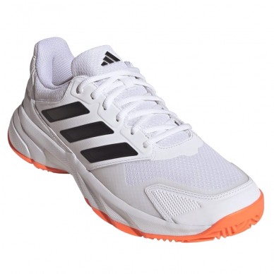 Adidas Courtjam Control 3 M Clay white black orange 2026 Padel Shoes