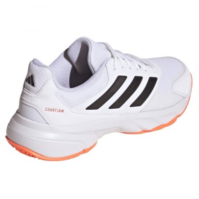 Adidas Courtjam Control 3 M Clay white black orange 2026 Padel Shoes