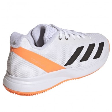 Adidas Courtflash Speed 2 white lucid orange 2026 padel shoes