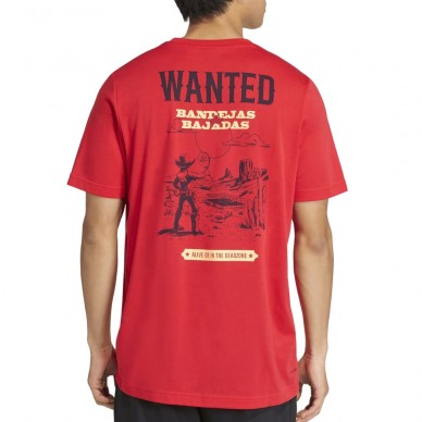 T-shirt Adidas Wanted red