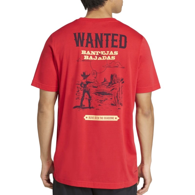 T-shirt Adidas Wanted red