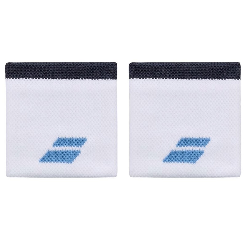 Wristbands Babolat Logo White Blue