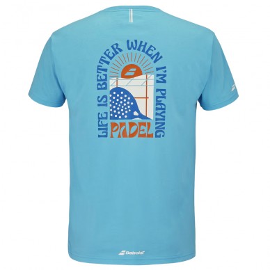 T-shirt Babolat Perf Cotton Tee blue