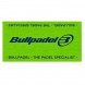 Towel Bullpadel BPTOWEL26 100X50 acid green