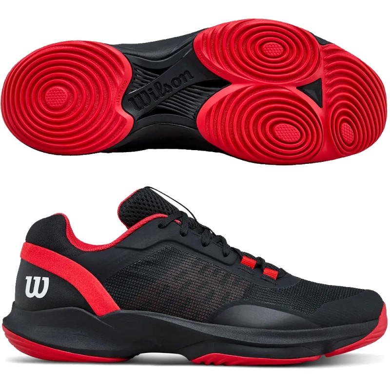 Wilson Hurakn Pro V2 black red 2026 Padel shoes