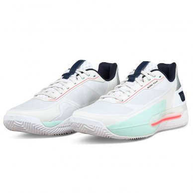 Wilson Rush Tour 5 Clay white bay blue 2026 Padel Shoes