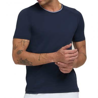 T-shirt Wilson Team Seamless Crew navy blue