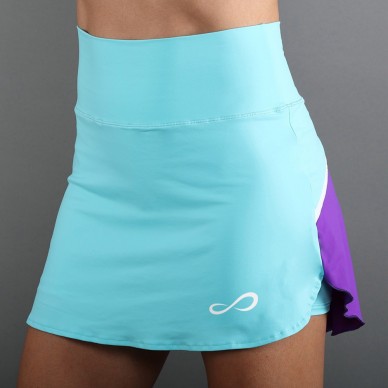 Skirt Endless Bloom aqua blue