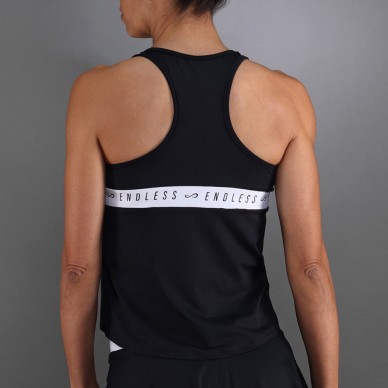 T-shirt Endless Allure white black