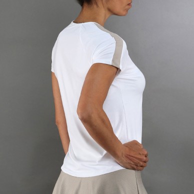 T-shirt Endless Mesh II white delave