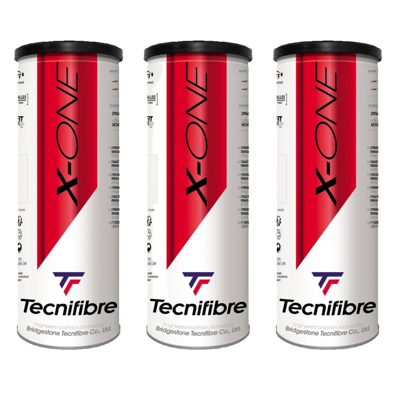 Pack of 3 Cans of Tecnifibre X-One