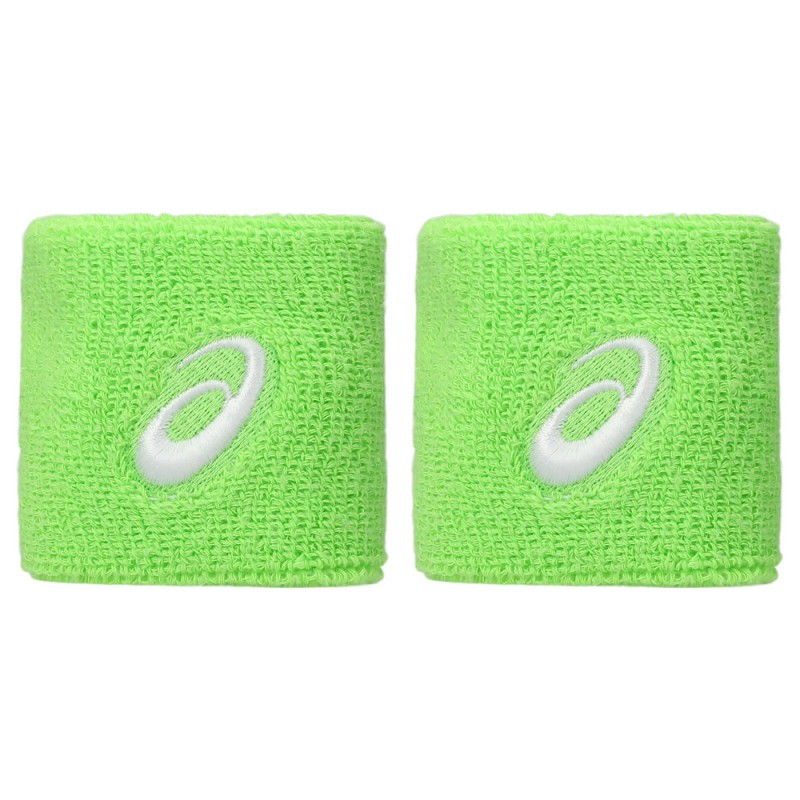 Wristbands padel Asics Short Pack of 2 Green