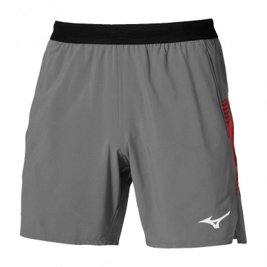 Short Mizuno Tennis 7 Inches Amply Grey