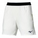 Short Mizuno Tennis 7 Inches Amply White Yellow