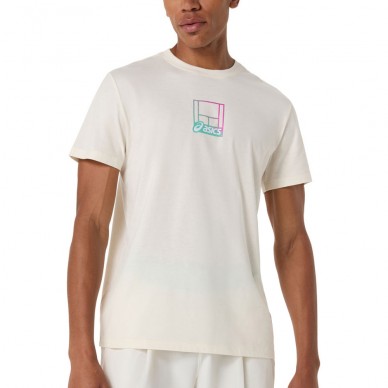 T-shirt Asics Court Core Graphic TEE white