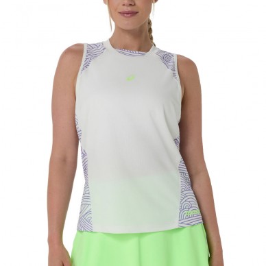 T-shirt Asics Court All Over Print crema