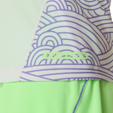 T-shirt Asics Court All Over Print crema