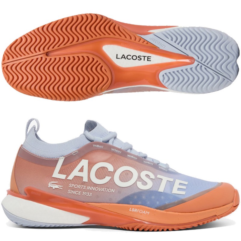 Lacoste AG-LT Lite Clay blue orange 2026 Padel Shoes